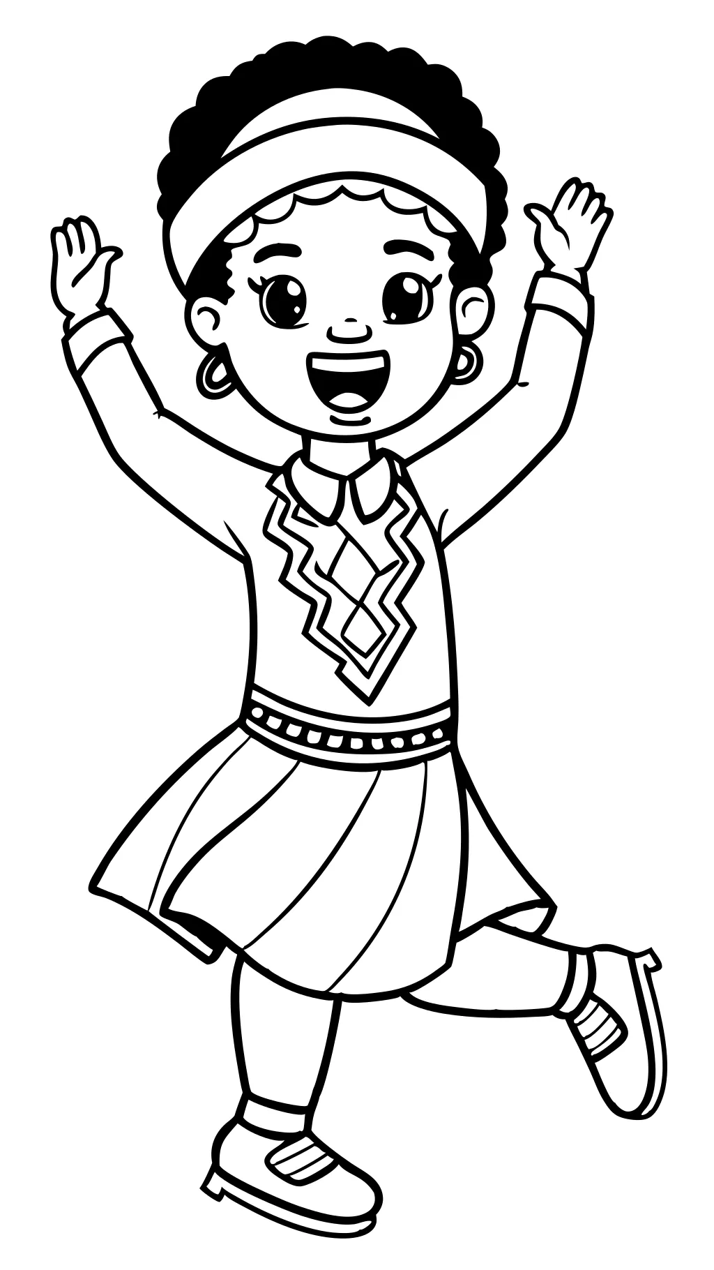 coloring pages of black people